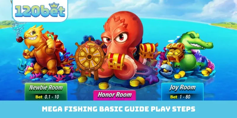 Mega Fishing basic guide play steps