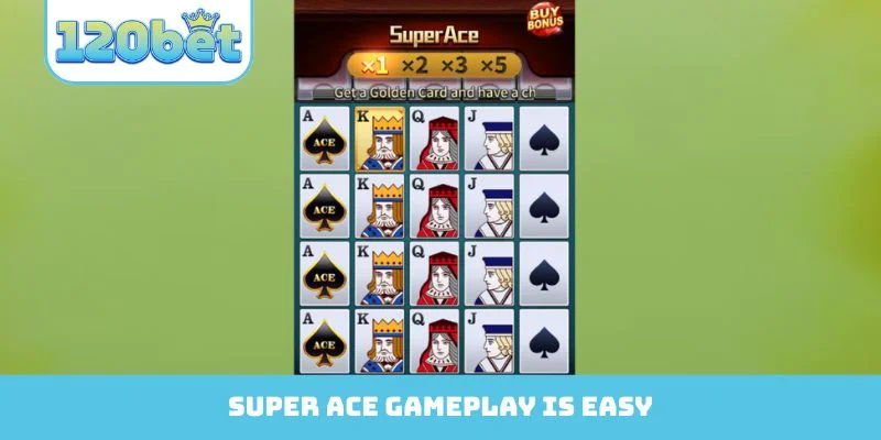 Super Ace gameplay is easy